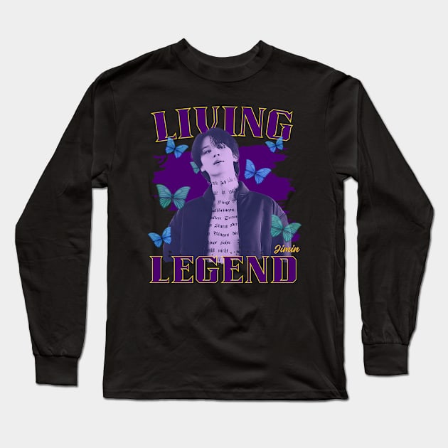 Living Legend Jimin BTS Long Sleeve T-Shirt by wennstore